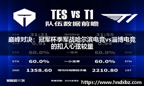 巅峰对决：冠军杯季军战哈尔滨电竞vs淄博电竞的扣人心弦较量